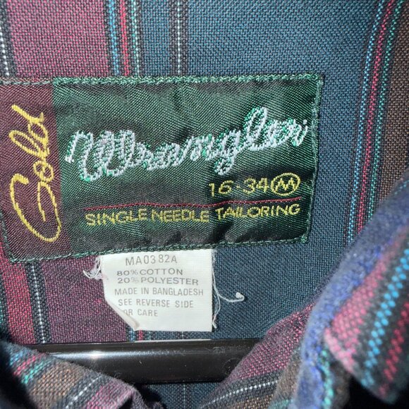 Wrangler 16-34 Medium striped shirt - Picture 2 of 3